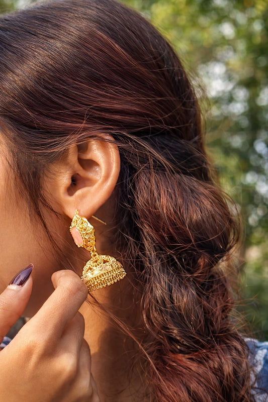 Zar-e-Noor Signature Gold Jhumkas