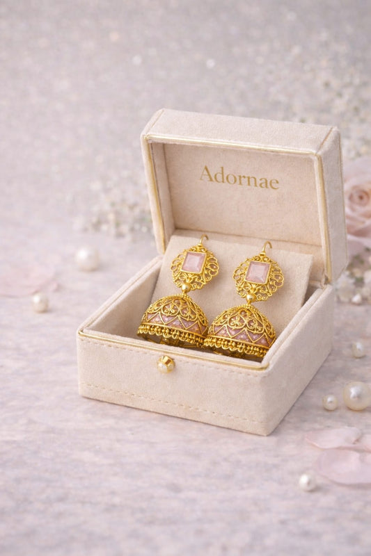 Zar-e-Noor Signature Gold Jhumkas